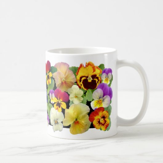 Pansy Patchwork Koffiemok (Rechts)