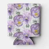 Pansy patroon blikjeskoeler (Voorkant)