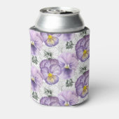 Pansy patroon blikjeskoeler (Blikje Achterkant)