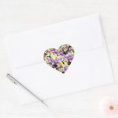 Pansy Perfect Penser de vous Sticker de coeur (Enveloppe)