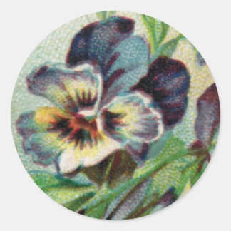 Pansy Ronde Sticker