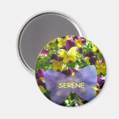 Pansy Serene Magnet (Recto/Verso)