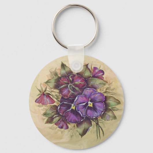 Pansy Sleutelhanger (Voorkant)