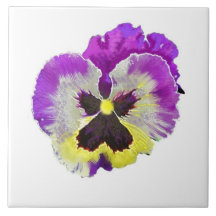 Pansy Tile
