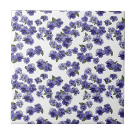 Pansy Tile Tegeltje