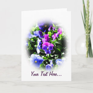 Pansy uit Home Depot Feestdagen Kaart