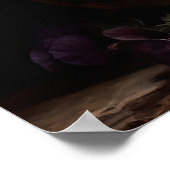 Pansy violet Fleurs Art Imprimer Poster (Coin)