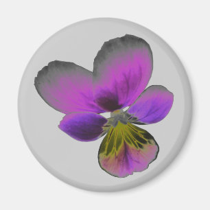 Pansy Wild Dark Paars Magnet Magneet