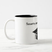 "Pantalon coquin dans la pièce" Mug à deux tons (Gauche)