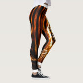 Pantalon d'impression en bande de tigre Leggings & (Droite)