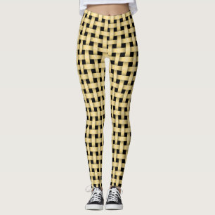 Pantalon legging rayures tissées.