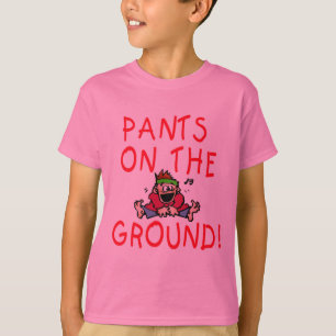 Pantalon sur le T-shirt et l'habillement moulus