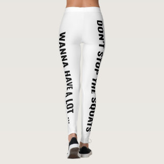 Pantalons d'exercices blancs des Leggings TFS