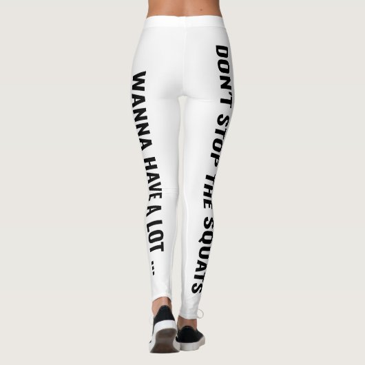 Pantalons d'exercices blancs des Leggings TFS (Dos)