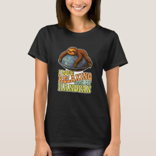 Pantam - Luiaard met handpan en een Boodschap 2 - T-shirt