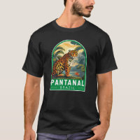 Pantanal Brazilië Jaguar Travel Art Vintage