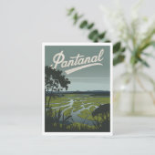 Pantanale tropische wetlands briefkaart (Staand voorkant)