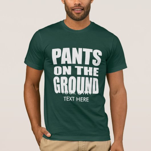 PANTEN TER GROND T-SHIRT (Voorkant)