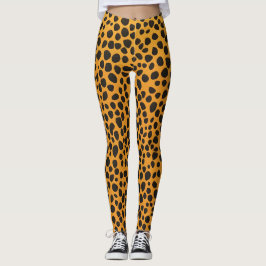 Panter Spots Dierlijke Huidpatroon Leggings