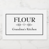 Panterie de cuisine de grand-mère Étiquette de nou (Étiquettes simples)