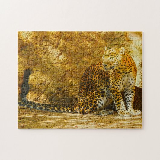 Panters van Sri Lanka. Legpuzzel (Horizontaal)
