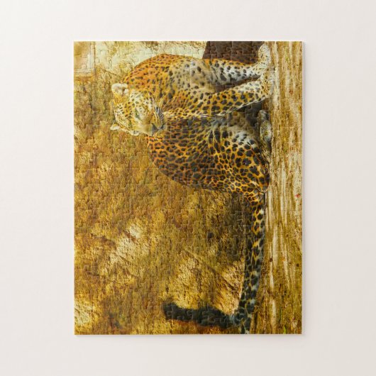 Panters van Sri Lanka. Legpuzzel (Verticaal)