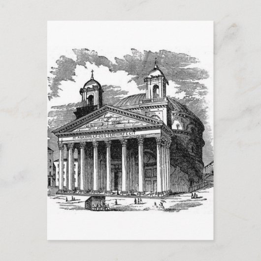 Pantheon Briefkaart (Voorkant)
