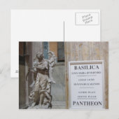 Pantheon Entrance Briefkaart (Voorkant / Achterkant)