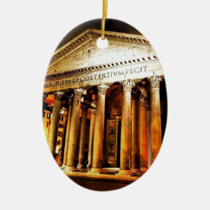Pantheon In Rome Keramisch Ornament