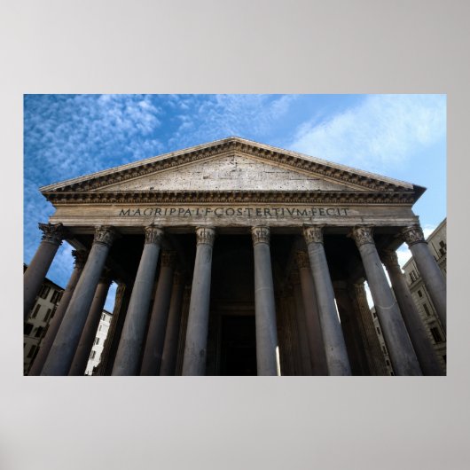 pantheon in rome poster (Voorkant)