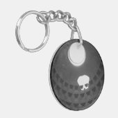 Pantheon Light Skull Rome Italië met handschrift Sleutelhanger (Voorkant Links)