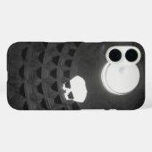 Pantheon Light Skull Rome Italië Zwart-wit Case-Mate iPhone Case (Achterkant (horizontaal))