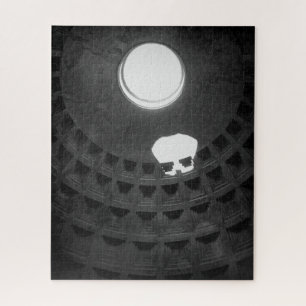 Pantheon Light Skull Rome Italië Zwart-wit Legpuzzel