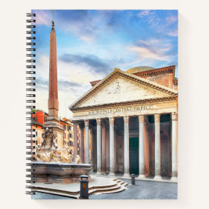 Pantheon Rome Italië Vintage Europa Reizen Notitieboek