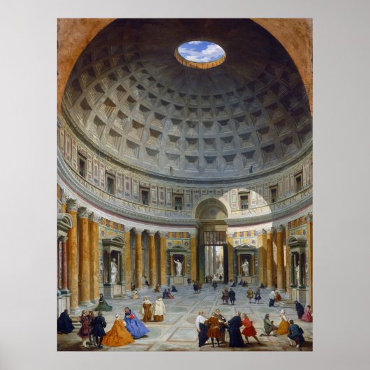 Panthéon, Rome - Poster d'Art fin Giovanni Panini (Devant)