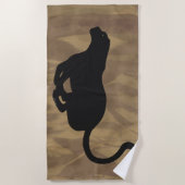 Panther Beach Towel Strandlaken (Voorkant)