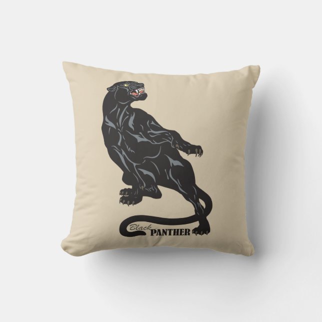 panther black kussen (Voorkant)