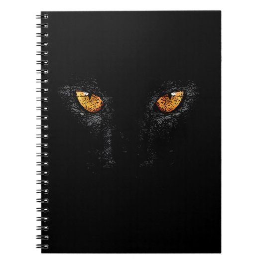 PANTHER,BLACK,NIGHT NOTITIEBOEK (Voorkant)