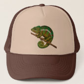 Panther Chameleon Digital Painting Trucker Pet (Voorkant)