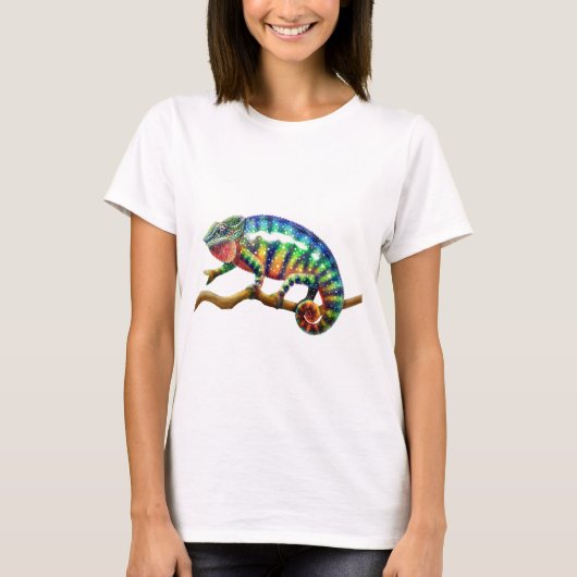 Panther Chameleon Lizard T-shirt (Voorkant)