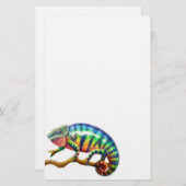 Panther Chameleon Stationery Briefpapier (Voorkant / Achterkant)