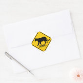 Panther Crossing Highway Ronde Sticker (Envelop)