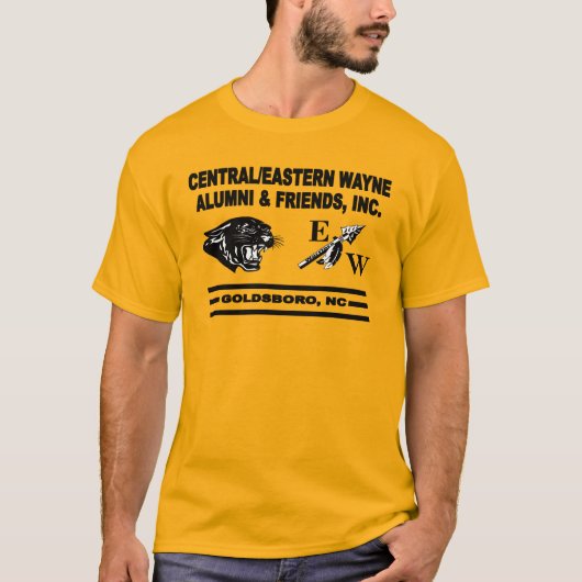 Panther en Trending EW Gold T-shirt (Voorkant)