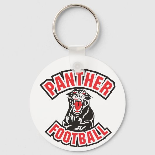 PANTHER FOOTBALL red Sleutelhanger (Voorkant)