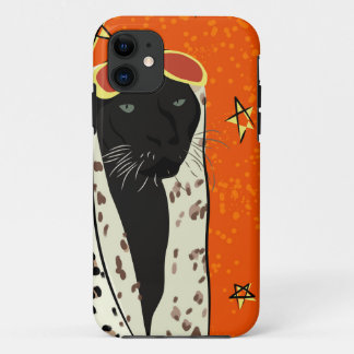 Panther in stijl iPhone 11 hoesje