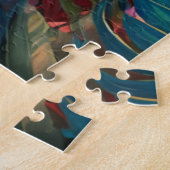 Panther jetant un coup d'oeil au puzzle de la jung (Côté)