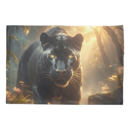 Panther Kussensloop (Achterkant)