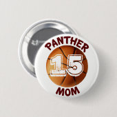 Panther Ma Basketball Button (Voorkant /achterkant)