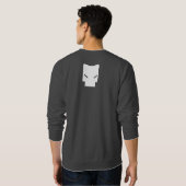PANTHER MODERN : D4RK GR3Y SYB3R P|_|NK TRUI (Achterkant volledig)