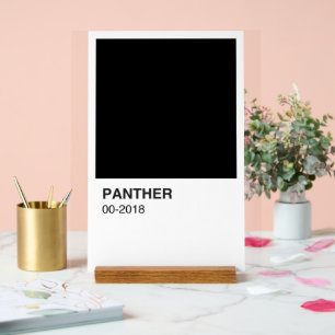 Panther Movie Black - Arrière - plan blanc